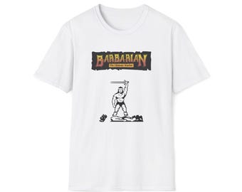 Barbarian - With Logo - ZX Spectrum Computer Game Art T-Shirt