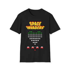 Space Invaders Heart T-Shirt (US Printer)