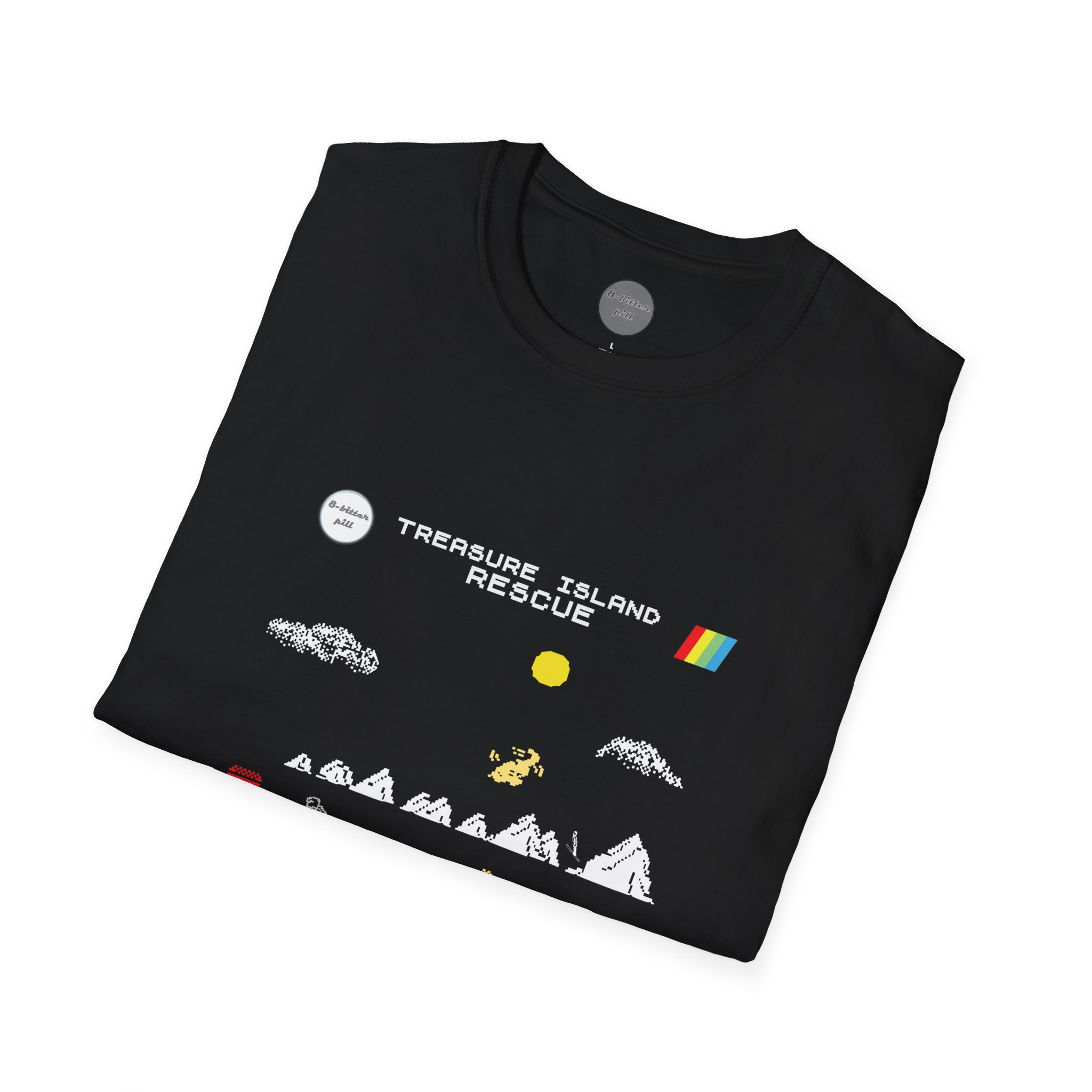 Treasure Island Rescue - ZX Spectrum Computer Game Art T-shirt - Etsy