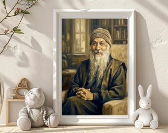 Osho Wall Art, Osho , Osho Picture , Acharya Rajneesh, Spiritual