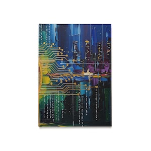Cryptocurrency Hardcover Journal, Bitcoin Notebook, Crypto Diary, Digital Currency Planner, Financial Tracker, A5 Journal