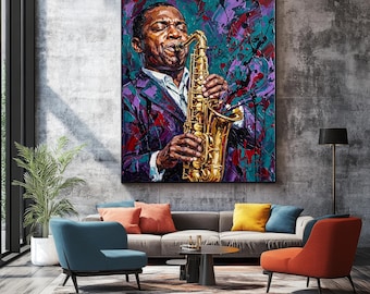 Vibrant Jazz Band Digital Art | 