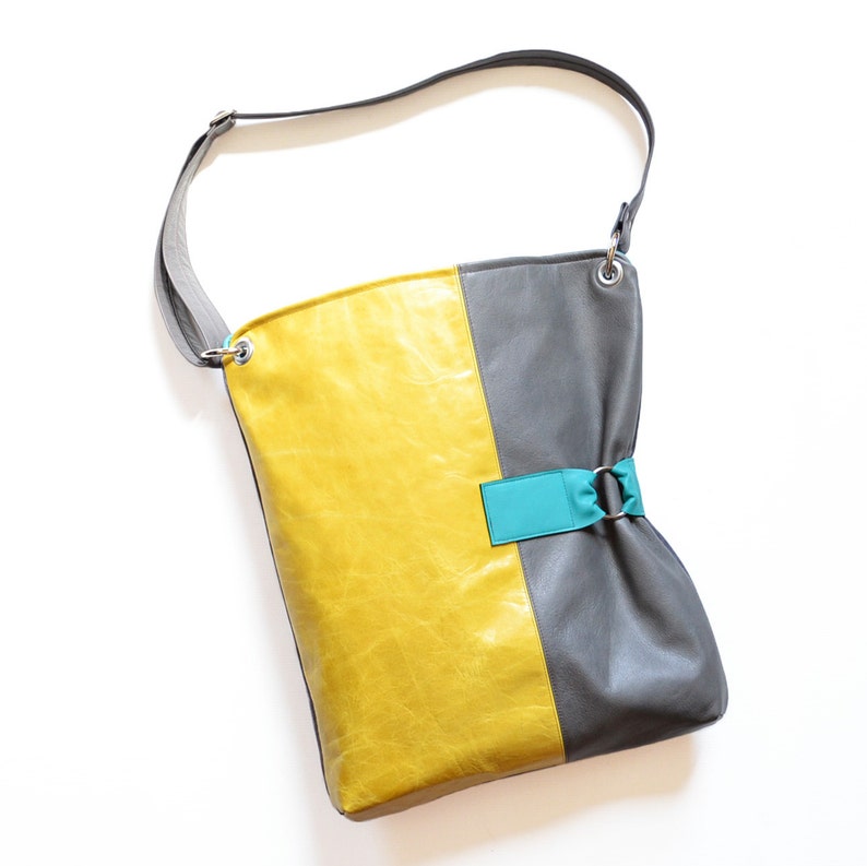 Large Leather Women's Bag Crossbody Laptop Work Purse Etsy