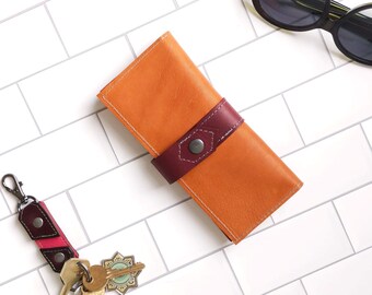 The Mavis Wallet in Cognac