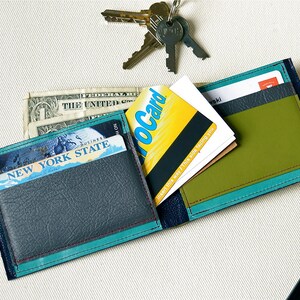 The Frankie Wallet in Black image 4