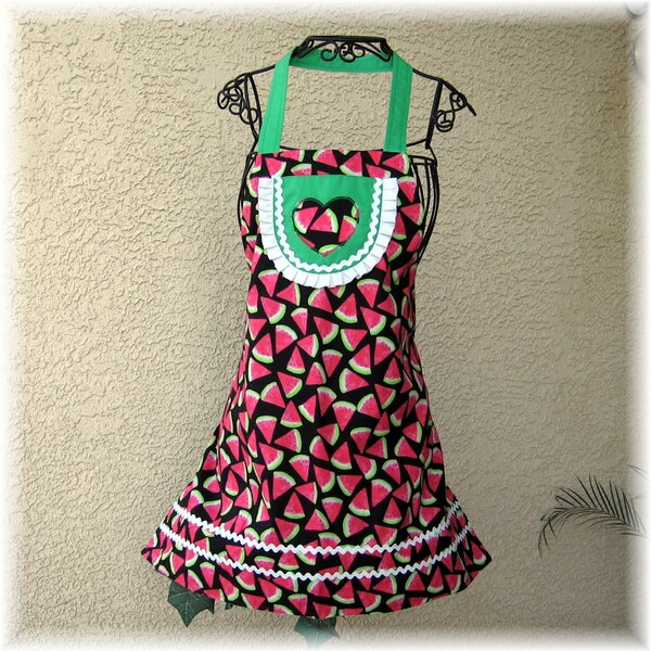 FULL APRON -Watermelon Slices