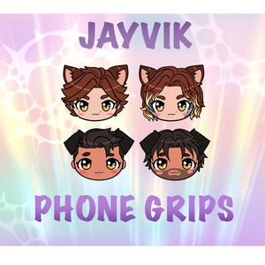 Suporte para celular JayVik Anime | Acabamento em epóxi