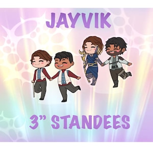 Suporte de acrílico JayVik de 3"