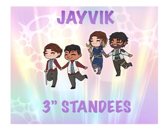 JayVik 3" Acrylic Standee