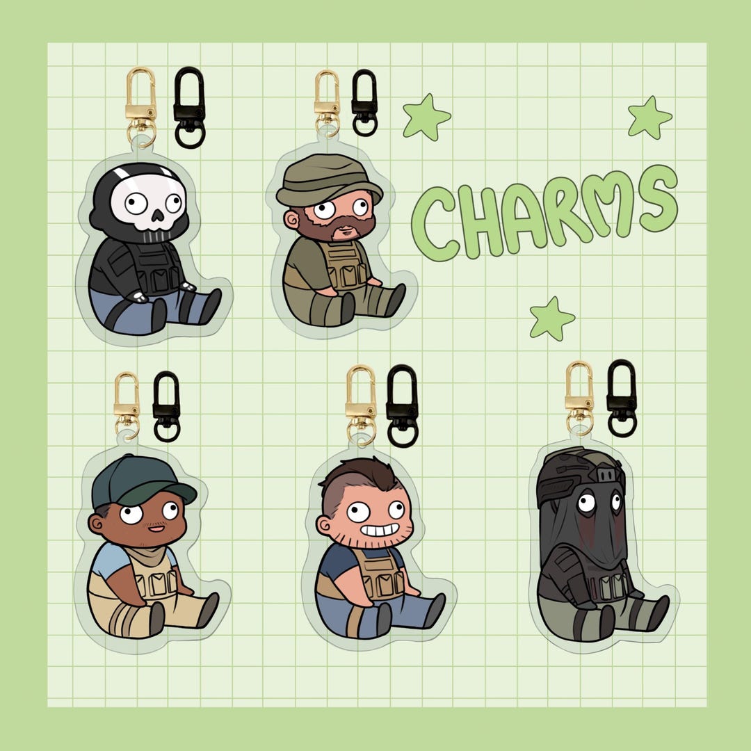 Cod Keychain Design Cod Charms | 3