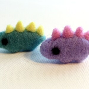 Needle Felted Dinosaur Figurine - Made to Order
