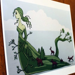 Art Prints - The Nature of Things - Artwork by Karen Watkins 8x10 - Pop Surreal Fantasy Wall Art - Woodland Home Decor