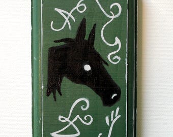Horse Original Wall Art Acrylic Painting by Karen Watkins