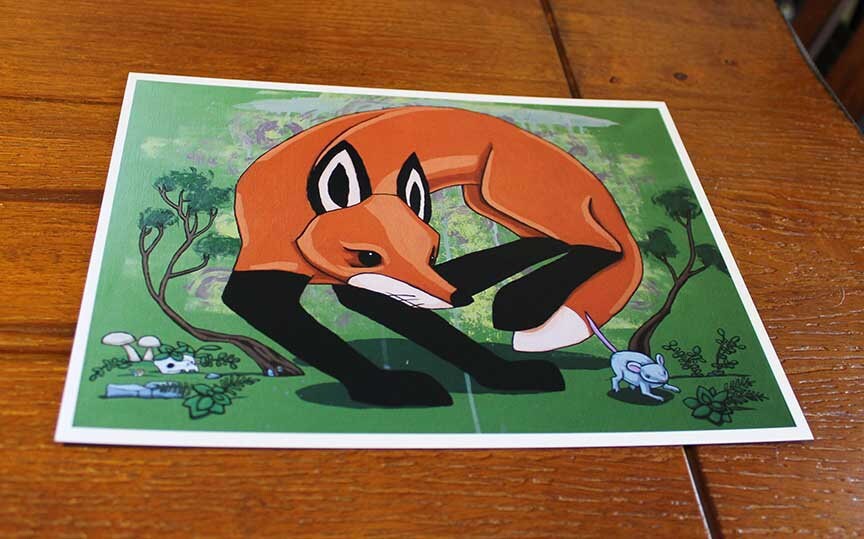 Art Prints - Chase by Karen Watkins 8x10 - Woodland Wall Art - Home Decor