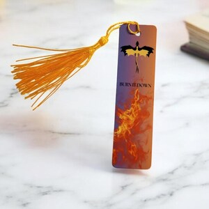 Fourth Wing bookmark | Wing bookmark | Metal bookmark | Fantasy bookmark | Gift for her | Fourth bookmark | Booktok | Fantasy bookmark