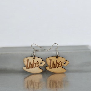 Luke's Earrings | Luke's coffee | Gilmore Gifts | Gilmore Party | Rory Gilmore | Star Hallow Sign