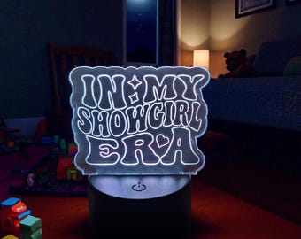 Showgirl Era Light | Swift Party | Showgirl merch | Swift Merch | Swift Gifts | Nightlight | Kid's Night Light | In My Era