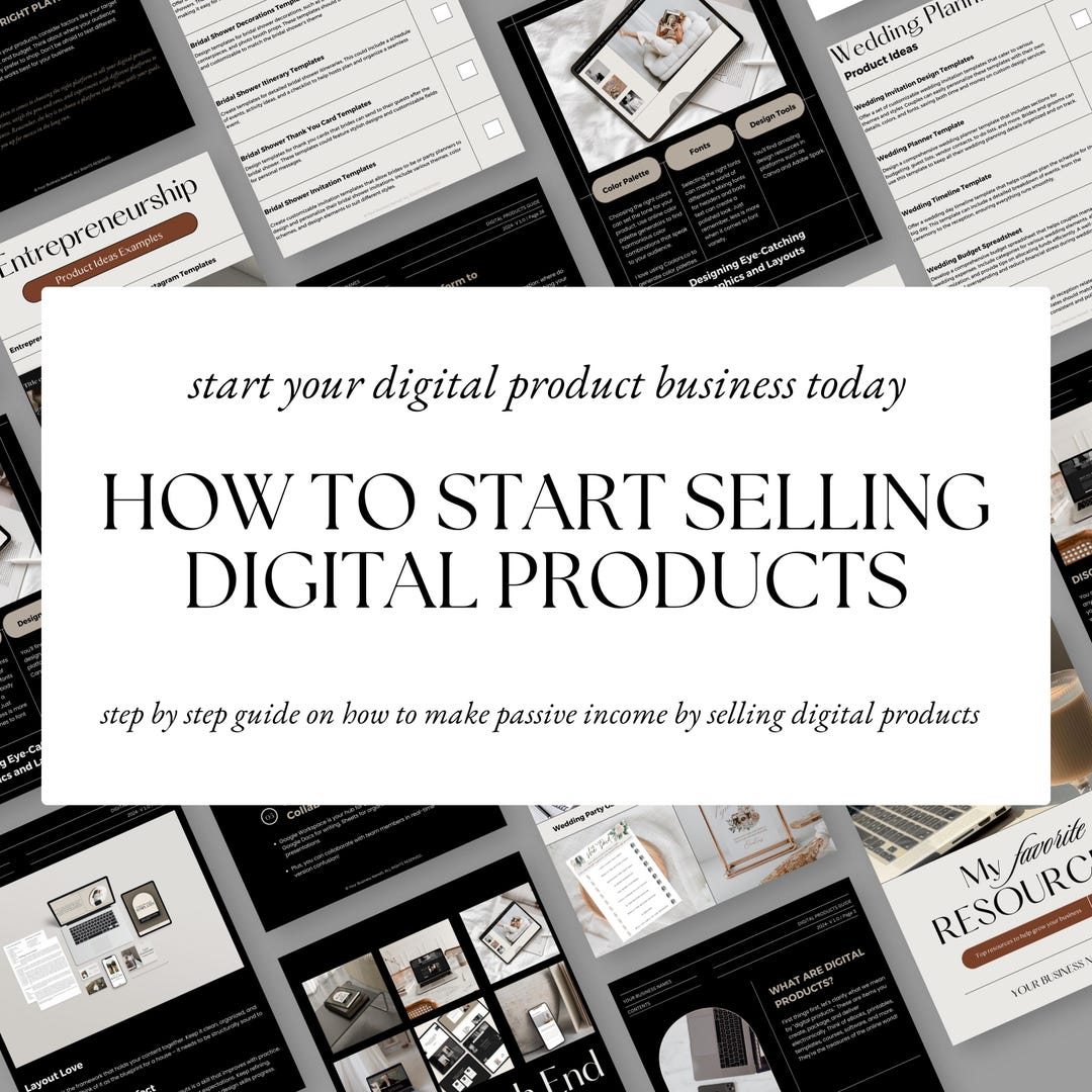 Digital Product Ebook Template, MRR PLR, Resell Rights (canva) - Etsy