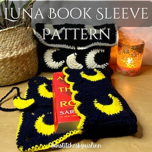 Luna Book Sleeve Crochet Pattern