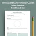 Printable Brainstorming Planner: Mind Map & Idea Organizer (a4/letter ...