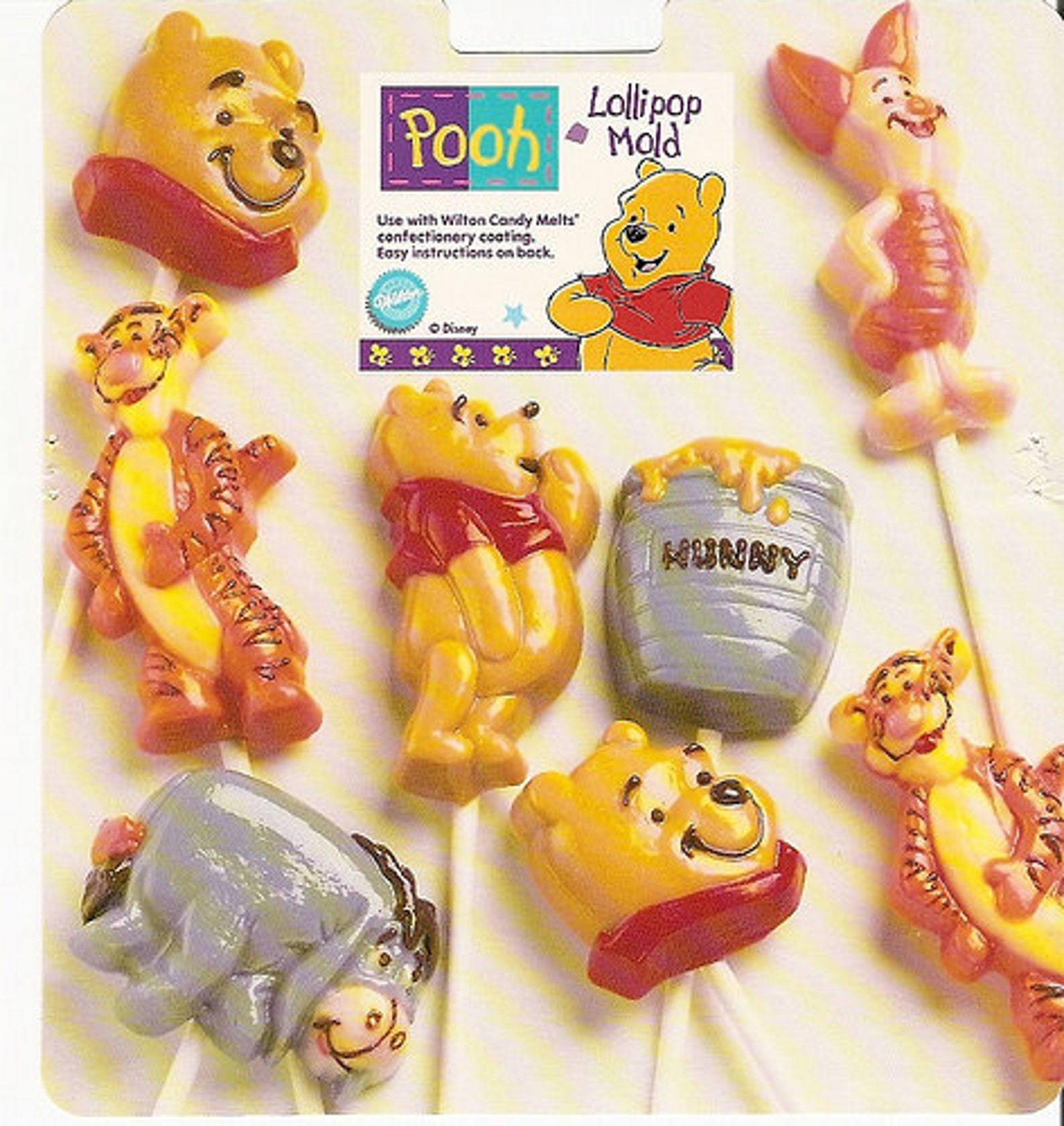 Wilton Candy Mold for Disney Winnie the Pooh Lolipops Etsy