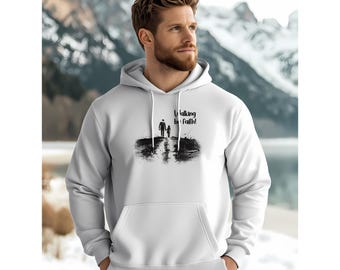 Faithful Father Unisex Sweatshirt, Christian Parenting Hoodie, Religious Gift, Bible Verse Apparel, Gift for Dad and Daughter, Personalized