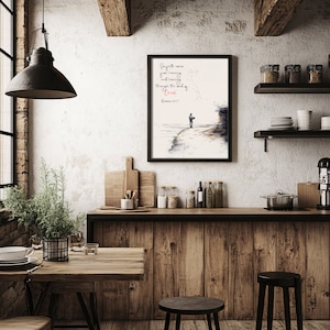 Inspirerende digitale kunst kunst aan de muur afdrukbaar - Faith Comes from Hearing Instant Download