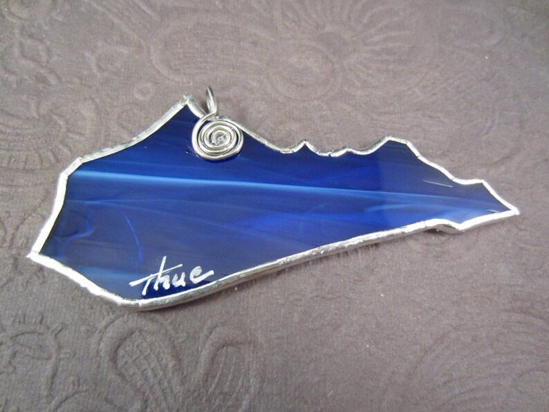 Kentucky State Stained Glass Ornament or Window Sun Catcher Etsy