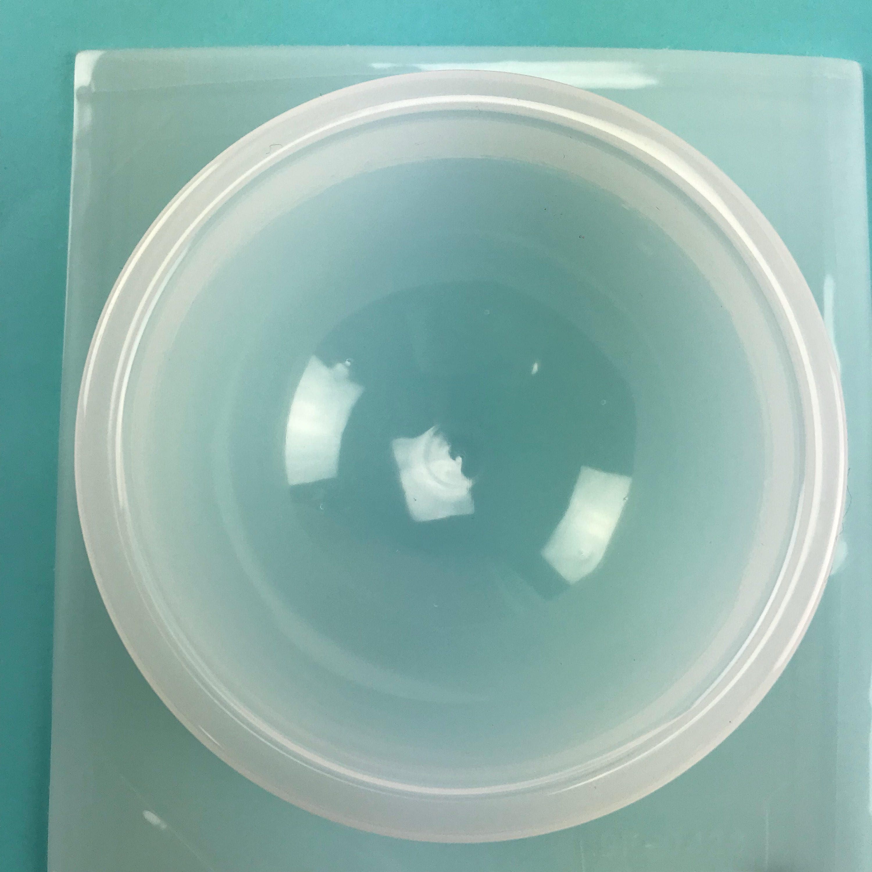 Resin Mold Round Dome 10cm 4 Embedding Paperweight Etsy