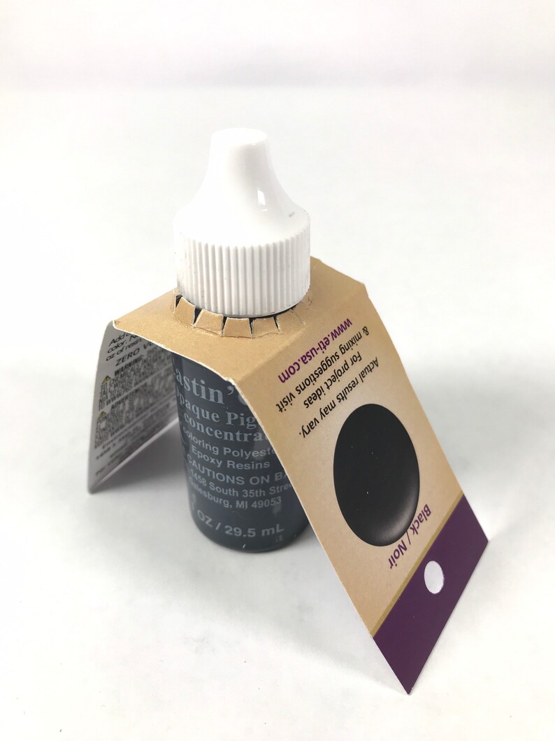 Black Opaque 29ml Pigment Dye Colorant Resin Epoxy Castin' Etsy