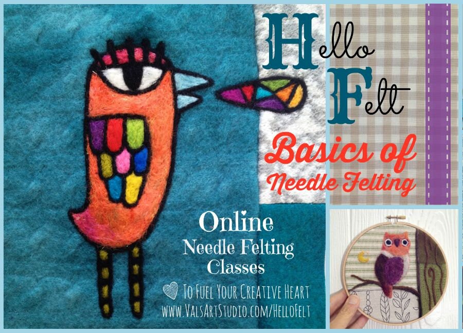 Understanding felting needles with photos and illustrations