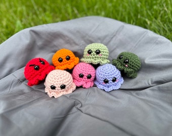 Peluche de pulpo de ganchillo