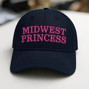 Gorra de camionero con diseño de princesa del Medio Oeste, gorra vintage de roble musgoso, gorra de papá sin estructura, gorra de chica campestre, gorra retro ajustable, regalo para ella