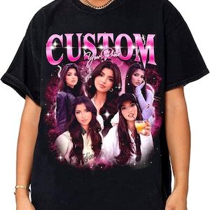 Custom Your Own Bootleg Shirts, Custom Bootleg Rap Tee, Custom Girlfriend Bootleg Shirt, Girlfriend Face Shirt, Boyfriend Girlfriend Shirts