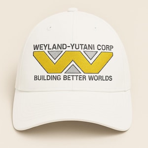 Weyland Yutani Corp Embroidered Hat, Low Profile Dad Hat, Sci-Fi Fan Cap, Building Better Worlds, Alien Movie Inspired Gift Hat