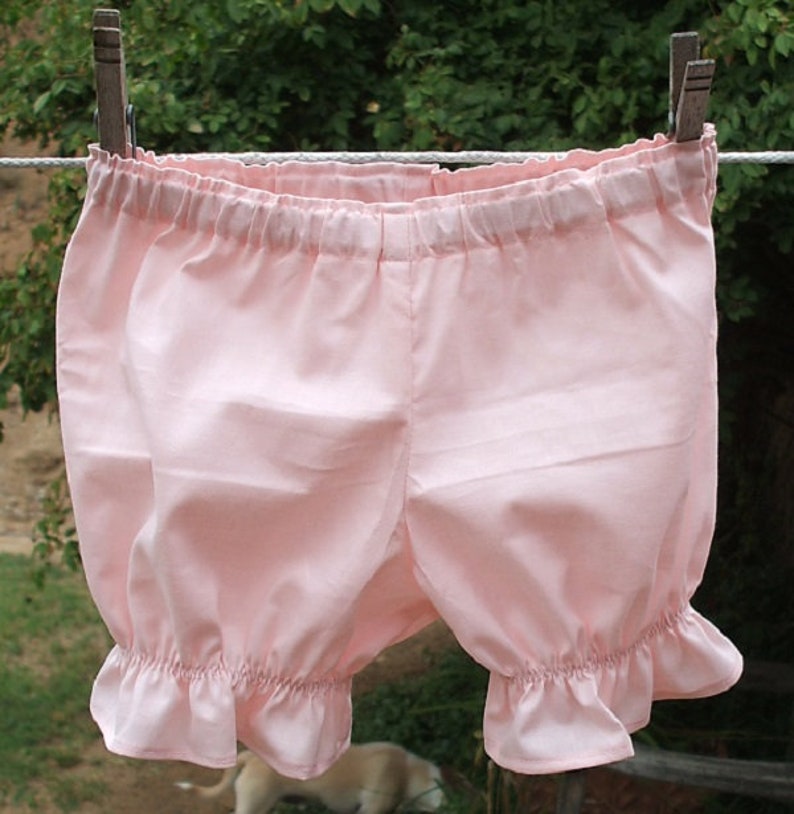 Baby or Toddler Bloomers No Lace Many Sizes 1 mth 5T Cotton Custom Made image 3