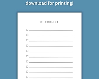 Lista de verificación imprimible en blanco: plantilla de lista de tareas (descarga en PDF)