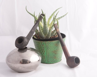Estate Pipe Lot / Pair of Vintage Pipes