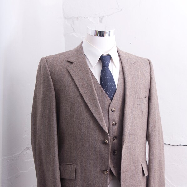 Vintage 3 Piece Suit - Etsy