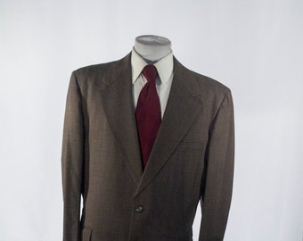 Men's Blazer / Vintage Harris Tweed Jacket / Size 44 Medium #2036