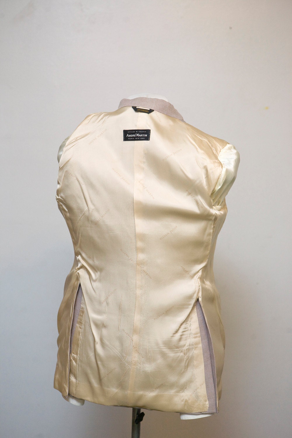 Men's Blazer and Suit Vest / Vintage Andre Martin - Etsy