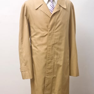 Men&#39;s Overcoat / Vintage Christian Dior Khaki Jacket / Size 44 Large