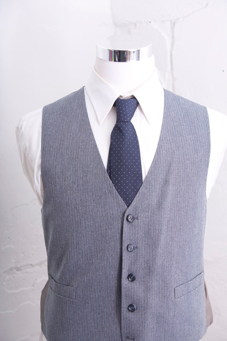 blue grey suit