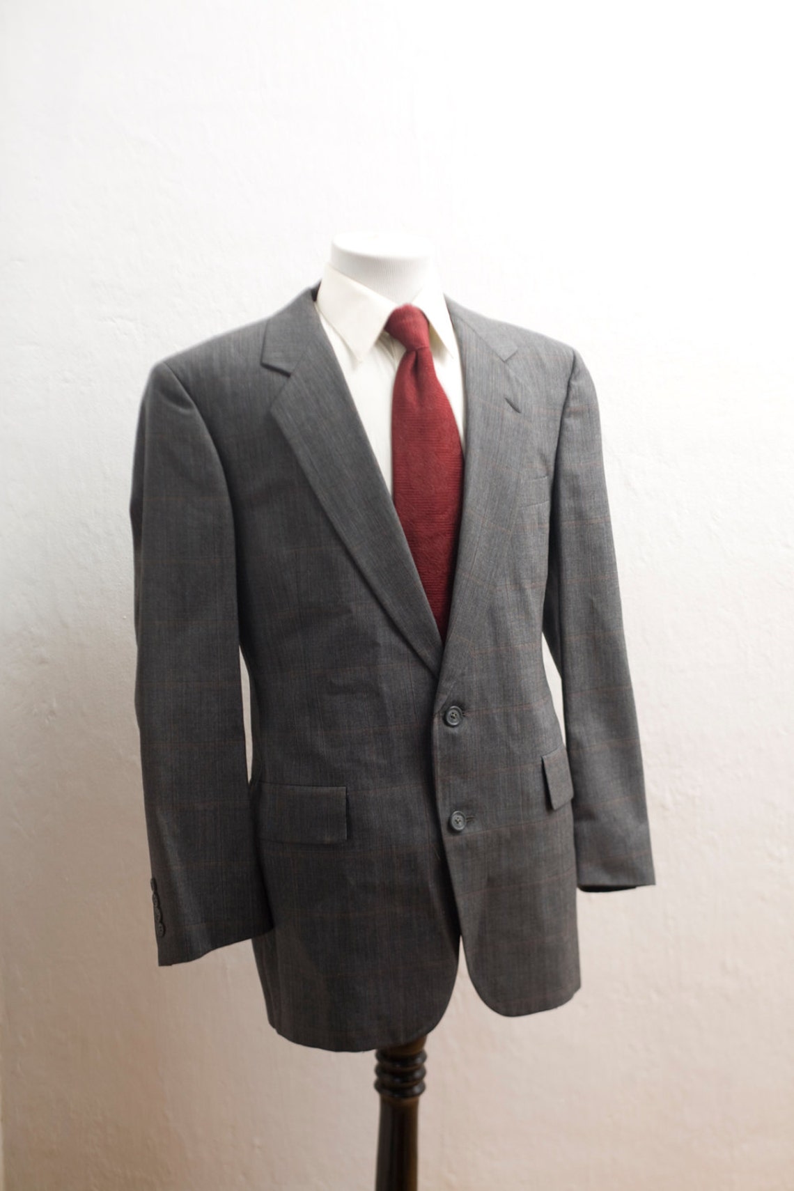 Men's Suit / Vintage Grey Blazer and Trousers / Size 42 - Etsy
