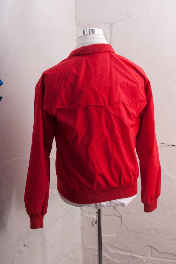 Men's Medium Spring Jacket / Vintage Red Coat / S… - image 4