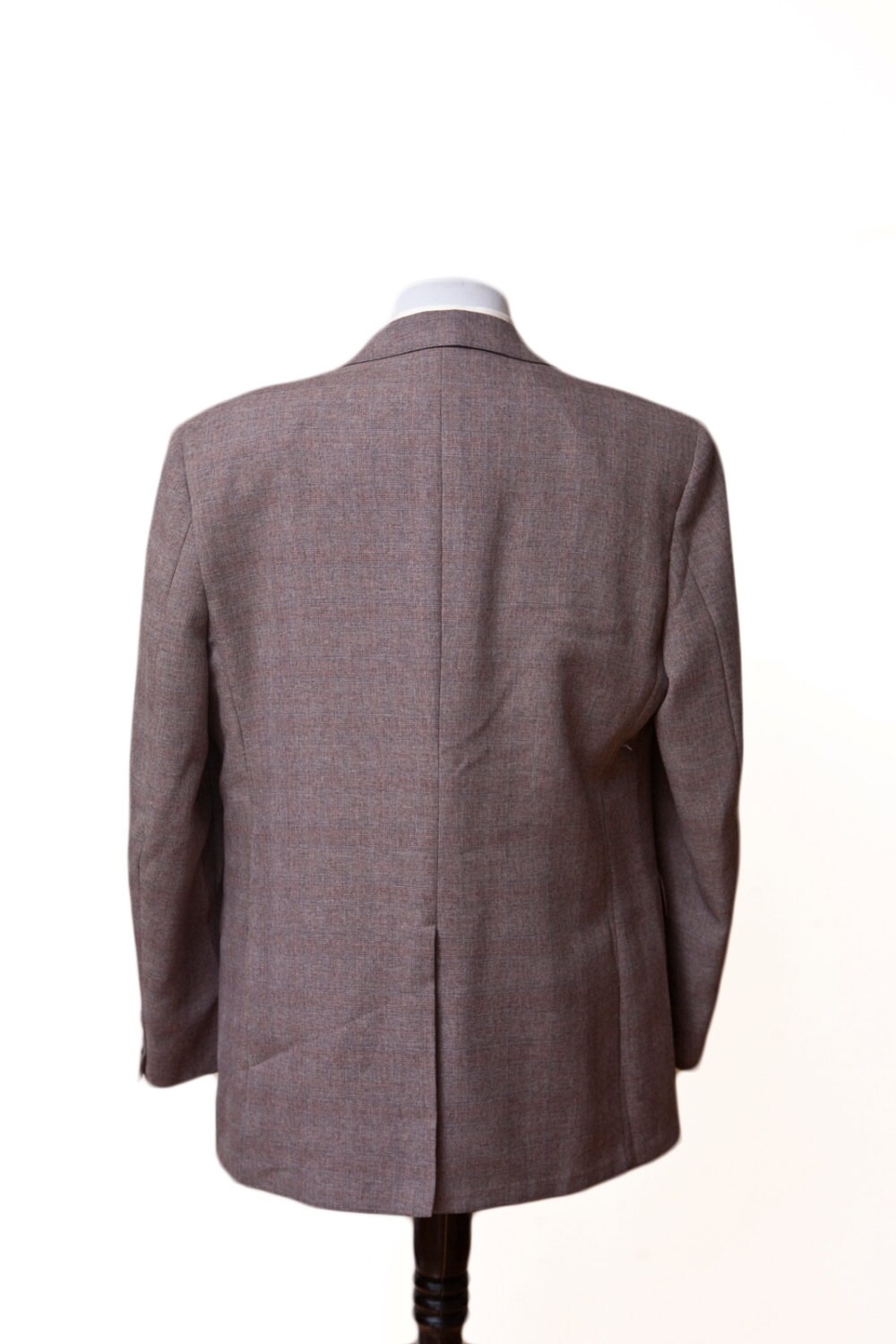 Men's Blazer / Vintage Brown Plaid Jacket / Vintage Size - Etsy