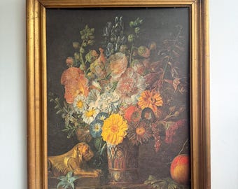 Vintage Reproduction Print Flowers is a painting by Jean Francois Garneray