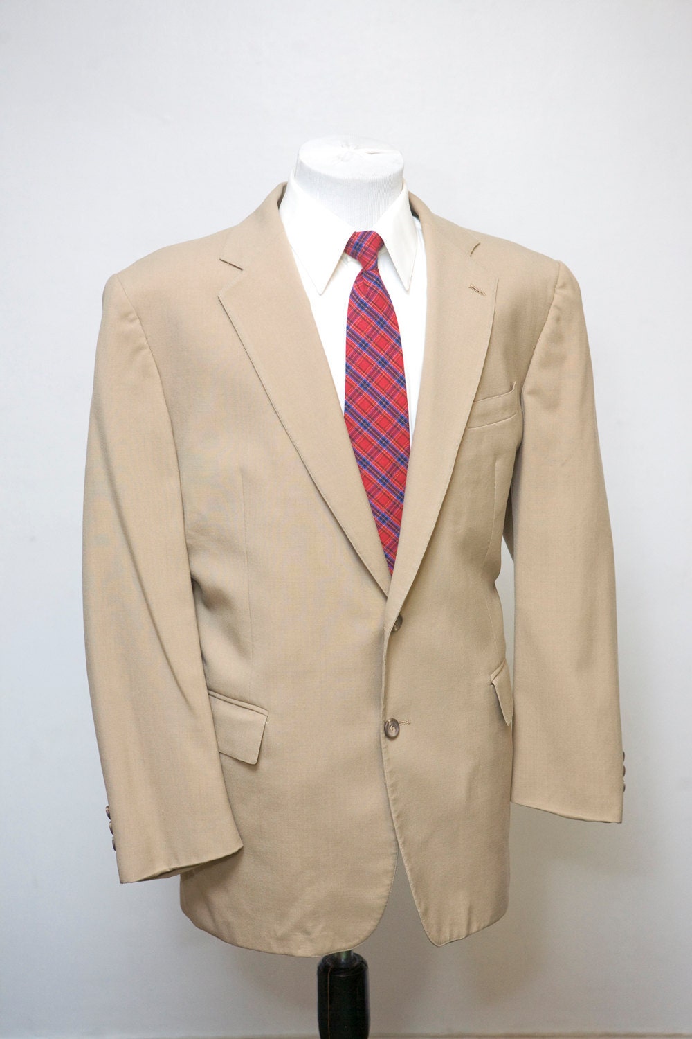 Men's Suit / Vintage Tan Blazer Trousers / Size 48/XL - Etsy