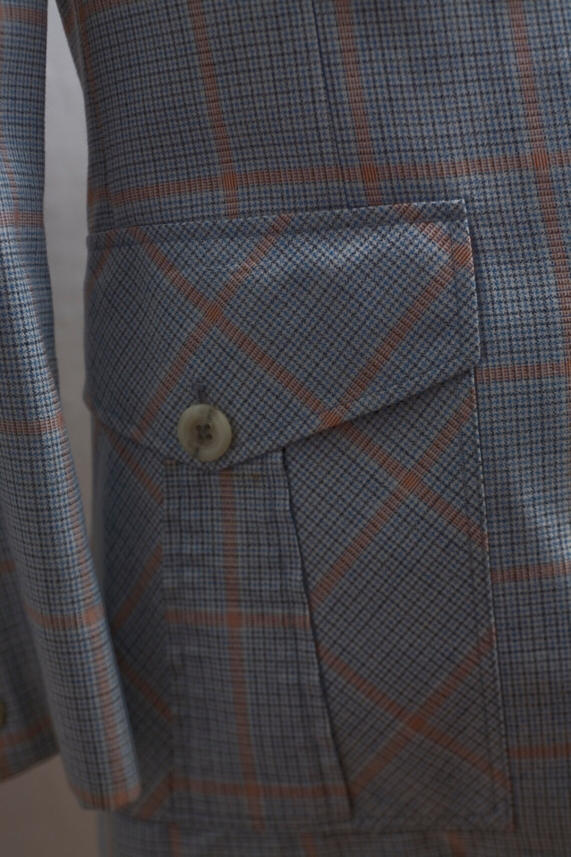 mens plaid blazer vintage