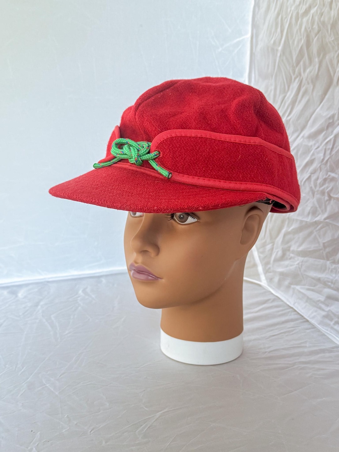 Red Codro Wool Cap Vintage Red Wool Hunting Cap Stormy Krohmer - Etsy